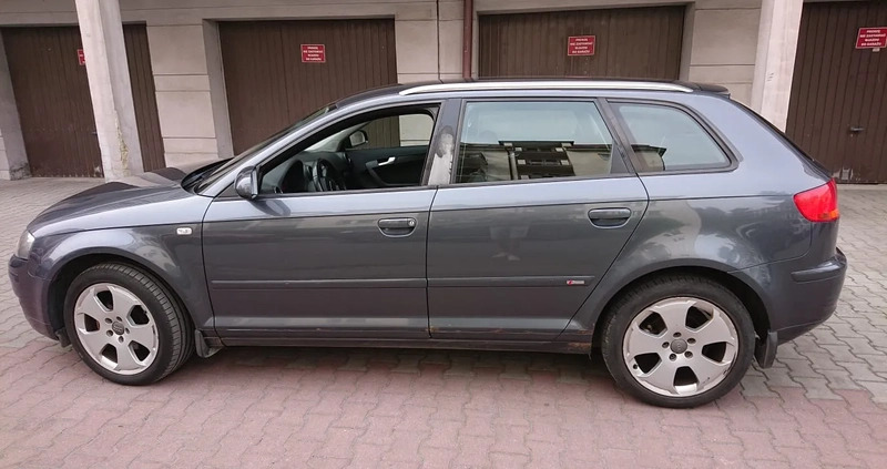 Audi A3 cena 18699 przebieg: 242000, rok produkcji 2007 z Kraków małe 37